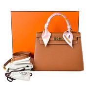 Hermes Kelly 25cm Bag Gold Epsom